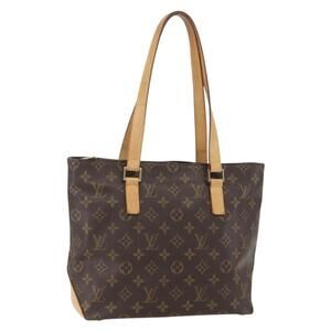 LOUIS VUITTON Monogram Cabas Piano Tote Bag M51148 LV Auth ka1092